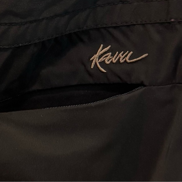 Kavu Nylon Womens Shorts Size 6 11" Inseam 2 Button Waist Black Outdoor Nylon - Picture 3 of 9